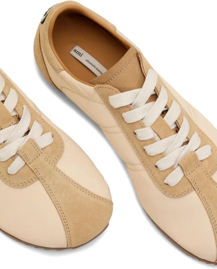 AMI Paris Nylon zachte sneakers Beige - Foto 2