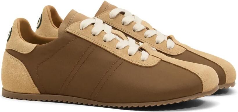 AMI Paris Nylon zachte sneakers Bruin - Foto 4