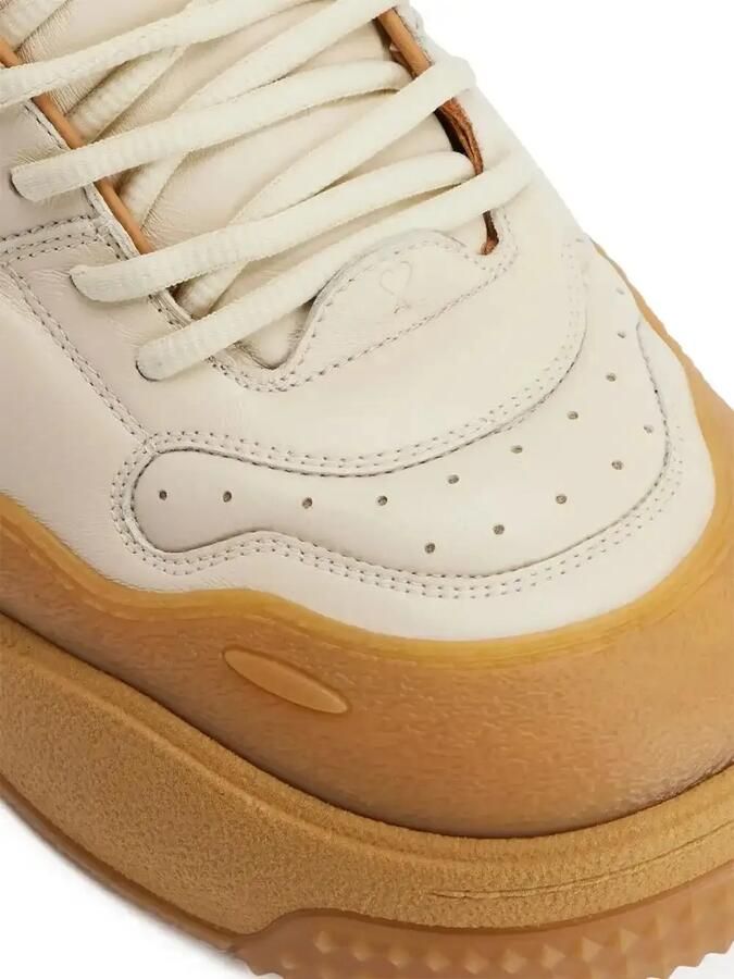 AMI Paris Sneakers met vlakken Beige - Foto 2
