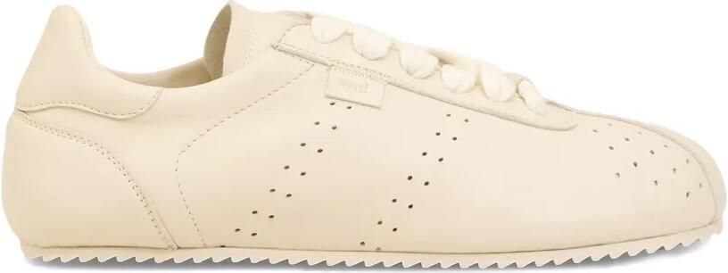 AMI Paris Soft Step leren low-top sneakers Beige