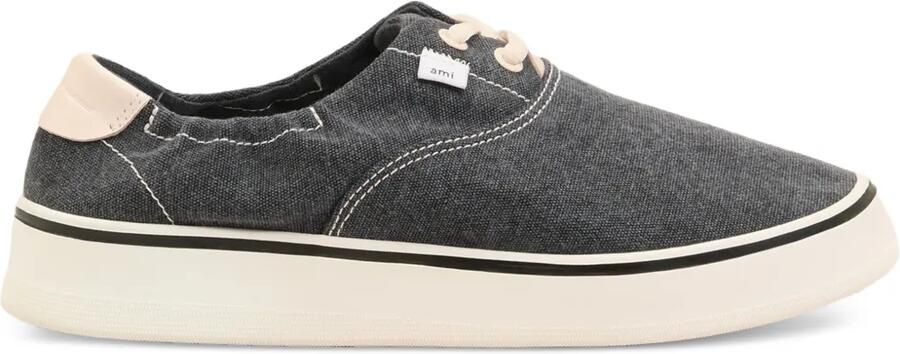 AMI Paris Tennis sneakers met gewassen effect Blauw