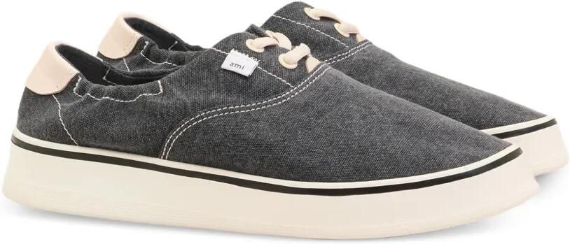 AMI Paris Tennis sneakers met gewassen effect Blauw - Foto 4