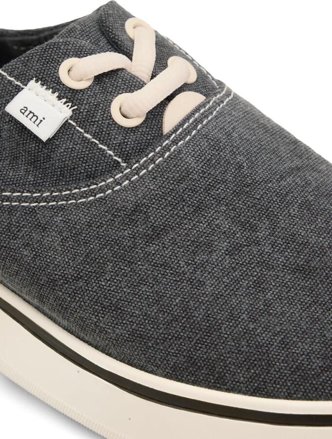 AMI Paris Tennis sneakers met gewassen effect Blauw - Foto 3