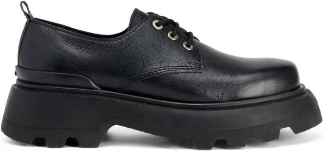 AMI Paris Leren loafers Zwart
