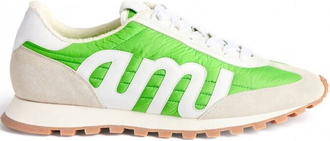 AMI Paris Sneakers met logopatch Wit