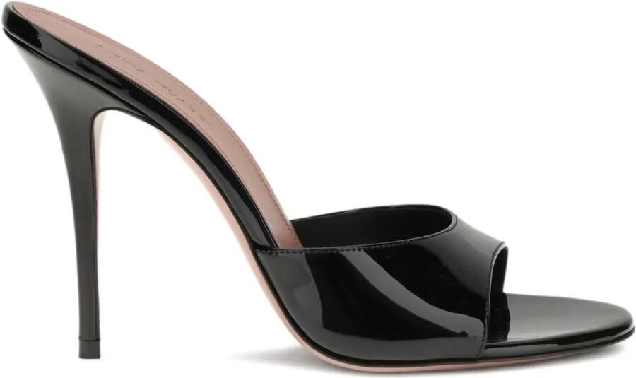 Amina Muaddi 105 mm Elodie sandalen Zwart