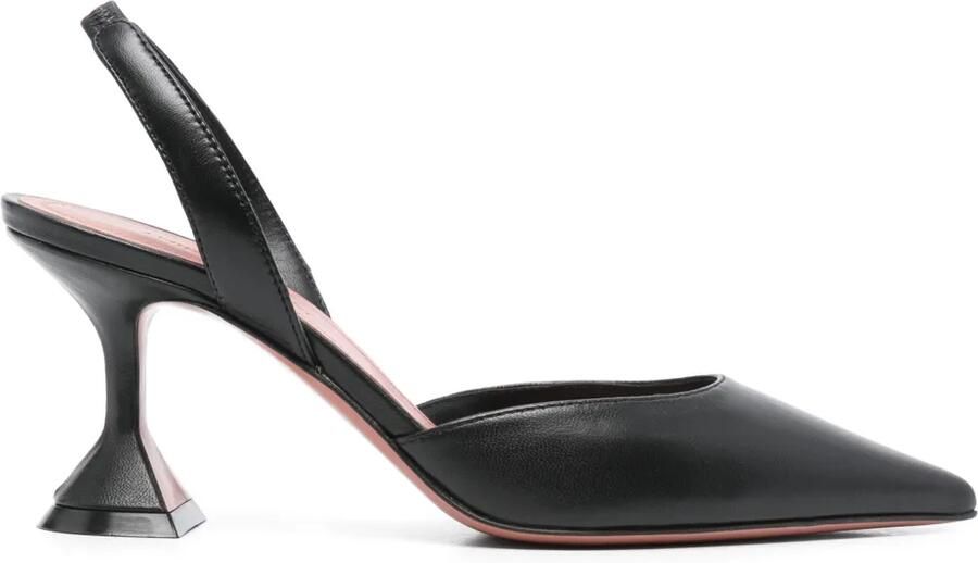 Amina Muaddi 70 mm Holli slingback pumps Zwart
