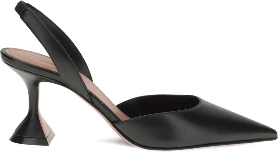 Amina Muaddi 70 mm Holli slingback pumps Zwart