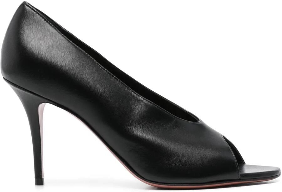 Amina Muaddi 90 mm Julianne pumps Zwart