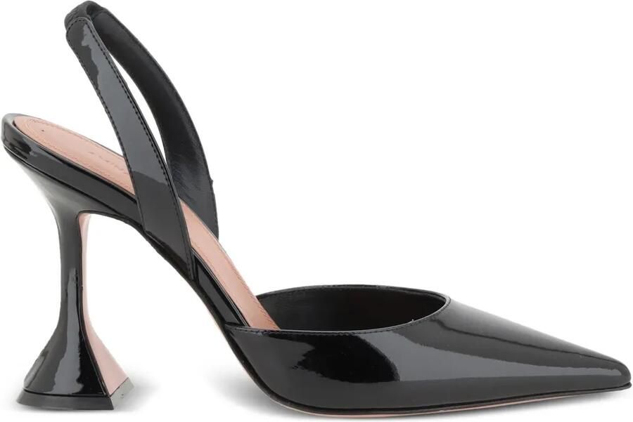 Amina Muaddi 95 mm Holli pumps Zwart