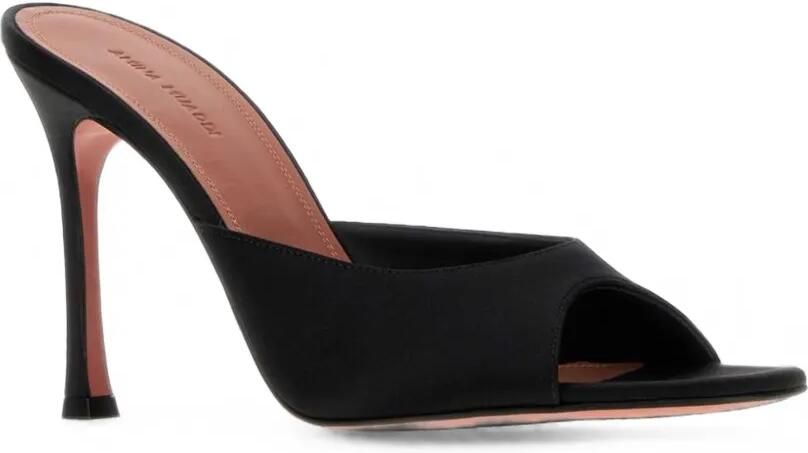Amina Muaddi Alexa 95 sandalen met hak Zwart - Foto 2