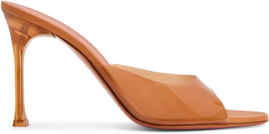 Amina Muaddi Alexa sandalen Oranje