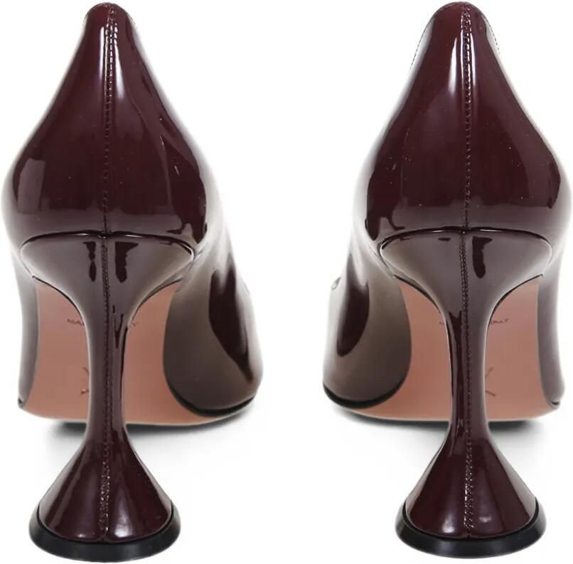 Amina Muaddi Ami pumps 95 merlot patent Rood - Foto 3