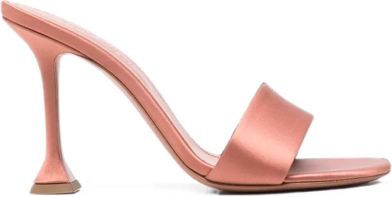 Amina Muaddi Andreea sandalen Roze