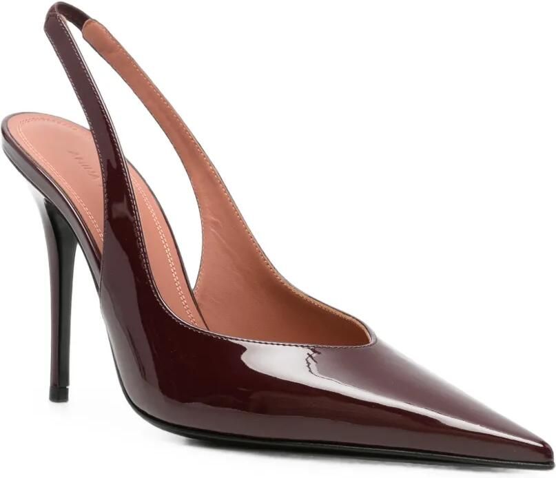 Amina Muaddi Anok slingback pumps Rood - Foto 3