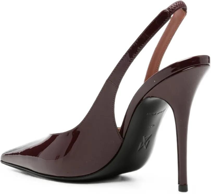 Amina Muaddi Anok slingback pumps Rood - Foto 2