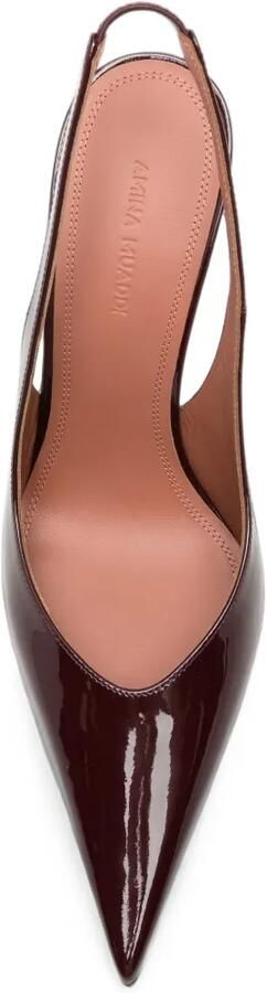 Amina Muaddi Anok slingback pumps Rood - Foto 4