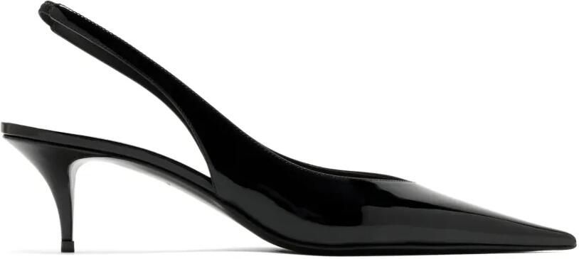 Amina Muaddi Anok slingback pumps Zwart