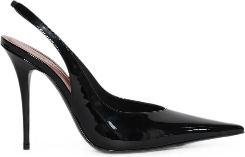 Amina Muaddi Anok slingback pumps Zwart