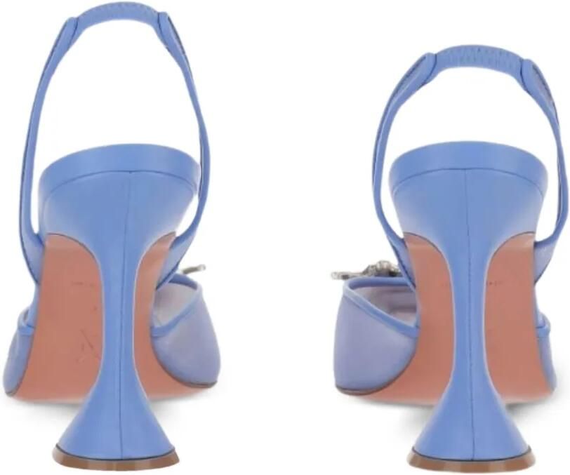 Amina Muaddi Begum pumps verfraaid met kristallen Blauw - Foto 2