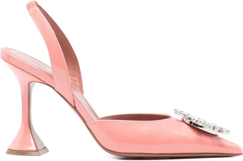 Amina Muaddi Begum slingback pumps Roze