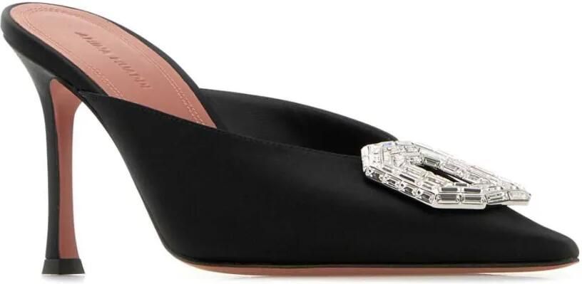 Amina Muaddi Camelia 90 mm muiltjes Zwart - Foto 2