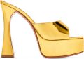 Amina Muaddi Dalida sandalen met plateauzool Goud - Goud