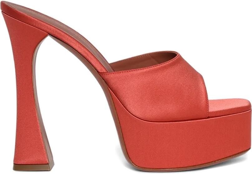 Amina Muaddi Dalida sandalen Rood