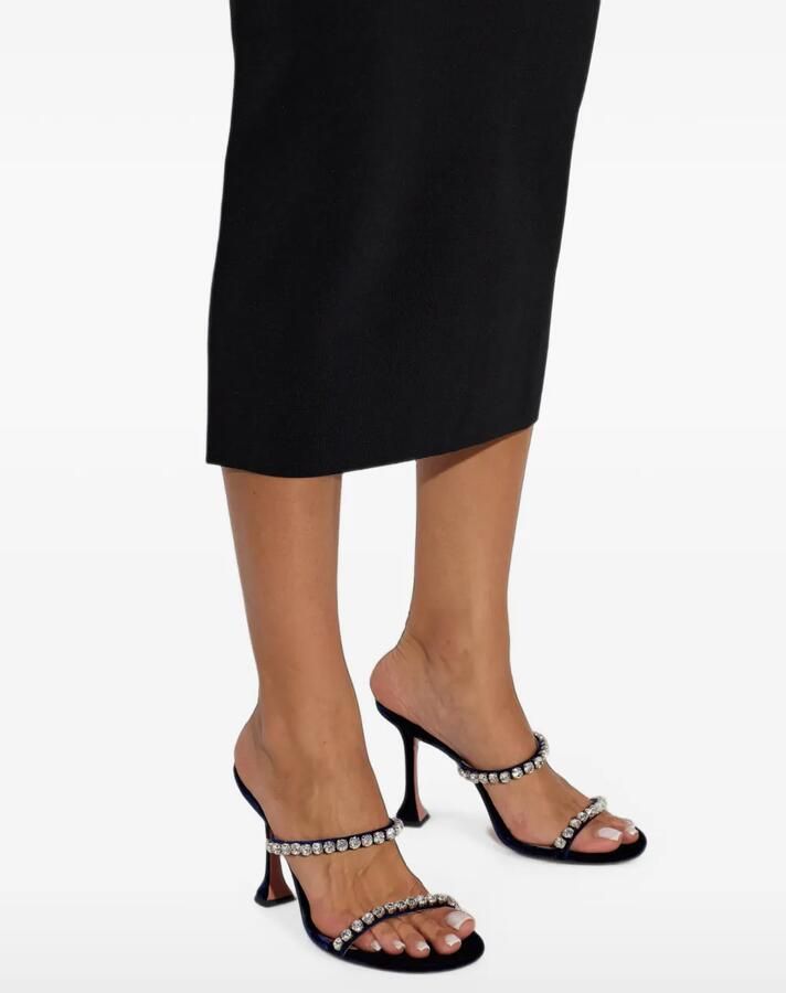 Amina Muaddi Gigi sandalen verfraaid met kristallen Blauw