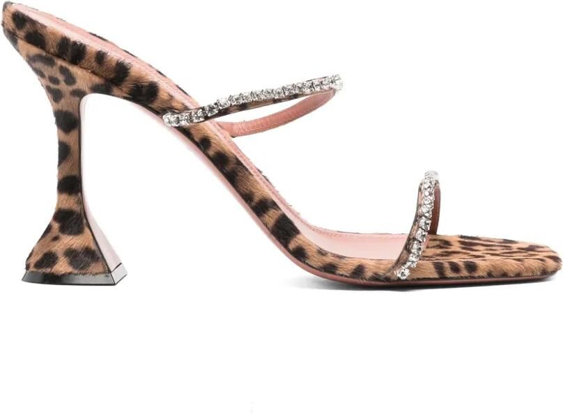 Amina Muaddi Gilda sandals Bruin - Foto 2