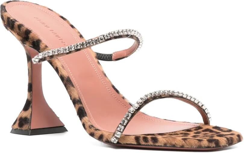 Amina Muaddi Gilda sandals Bruin - Foto 3