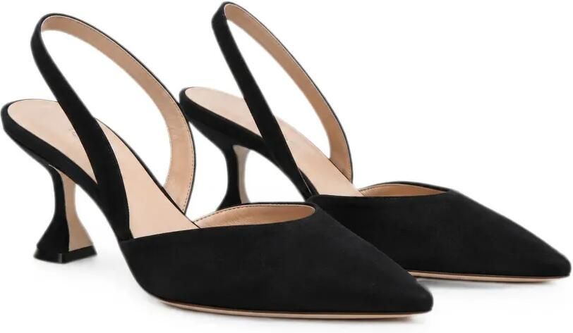 Amina Muaddi Holi Sling 95 pumps Zwart