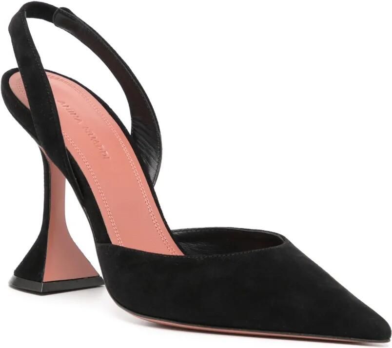 Amina Muaddi Holli Glass Sling pumps Zwart - Foto 2