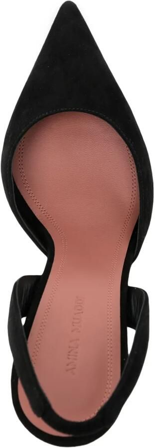 Amina Muaddi Holli Glass Sling pumps Zwart - Foto 4