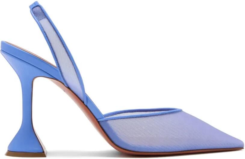 Amina Muaddi Holli pumps Wit