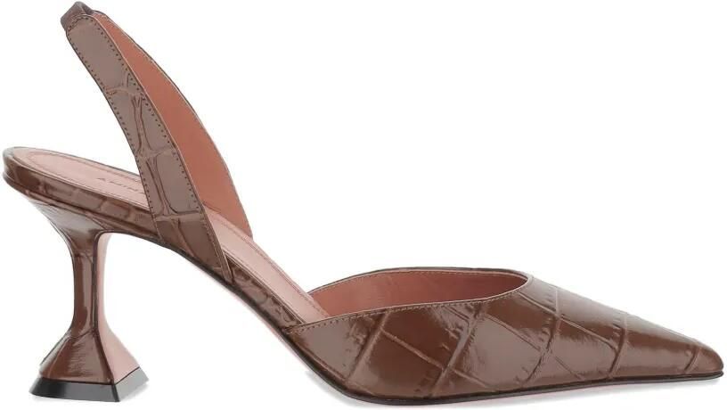 Amina Muaddi Holli Sling pumps Bruin