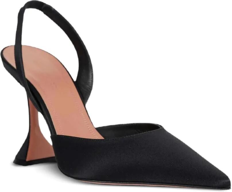 Amina Muaddi Holli slingback pumps Zwart