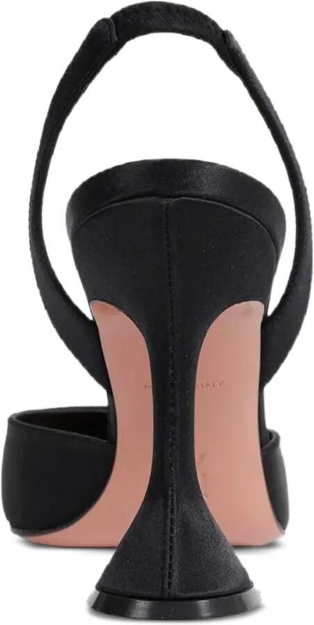 Amina Muaddi Holli slingback pumps Zwart - Foto 2