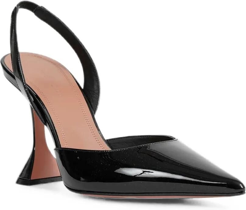 Amina Muaddi Holli slingback pumps Zwart - Foto 2