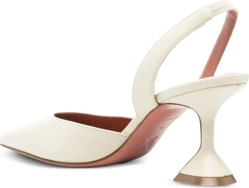 Amina Muaddi Holly slingback pumps Wit - Foto 2
