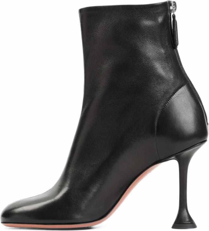 Amina Muaddi Iris bootie 95 black nappa Zwart - Foto 2