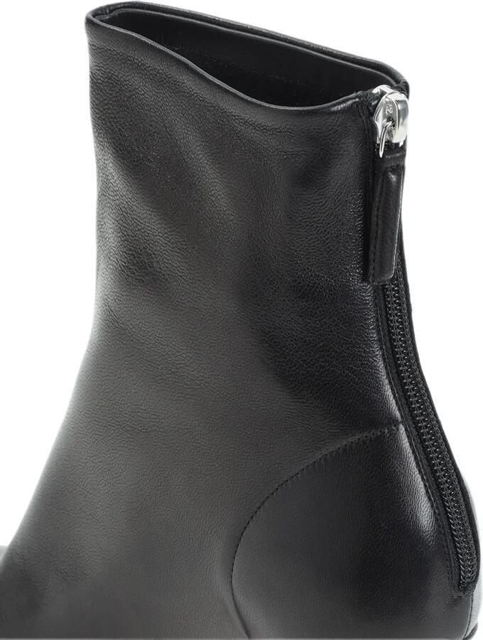 Amina Muaddi Iris bootie 95 black nappa Zwart - Foto 4