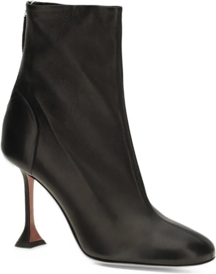 Amina Muaddi Iris booties 95 black nappa Zwart - Foto 3