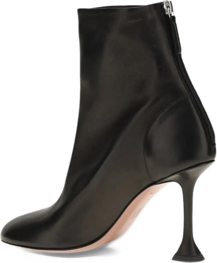 Amina Muaddi Iris booties 95 black nappa Zwart - Foto 2