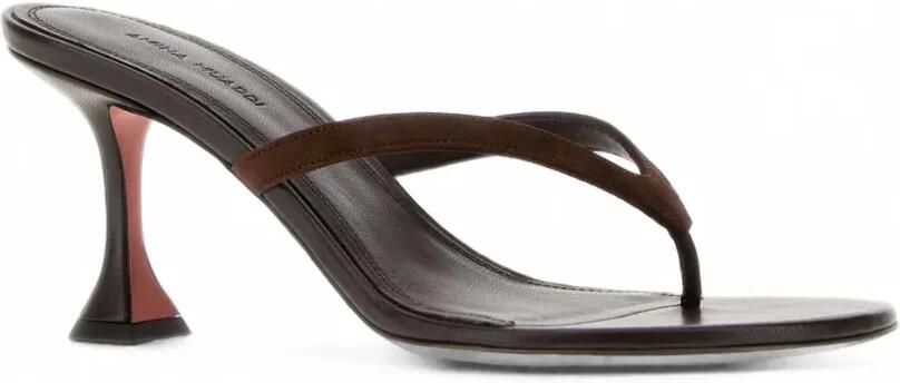 Amina Muaddi Juliette sandalen Bruin - Foto 2