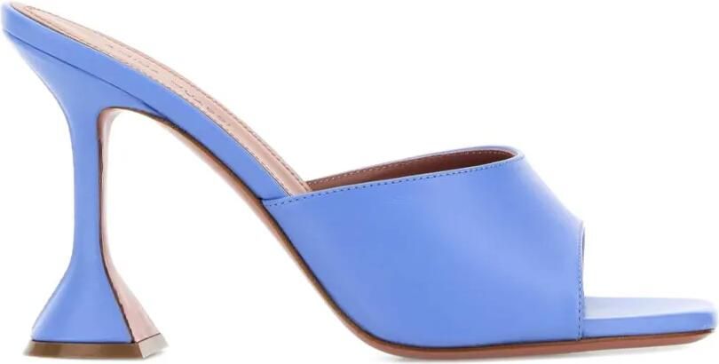Amina Muaddi Lupita sandalen met hak Blauw