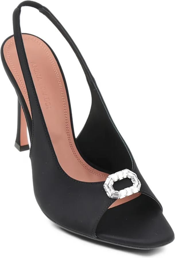 Amina Muaddi Mini Camelia crystal-embellished sandals Zwart - Foto 2