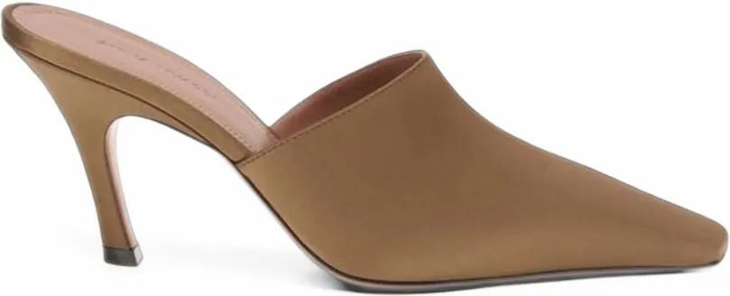 Amina Muaddi pointed-toe mules Bruin