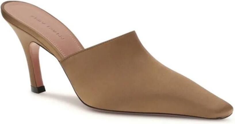 Amina Muaddi pointed-toe mules Bruin - Foto 2