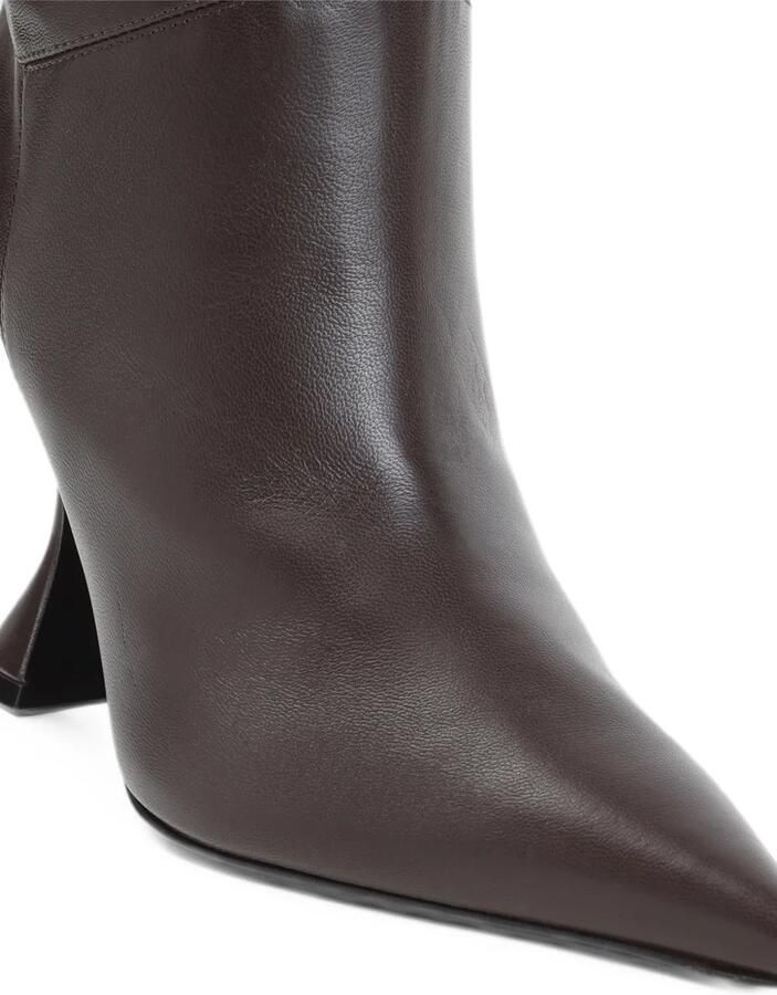 Amina Muaddi pointed-toe over-the-knee boots Bruin - Foto 2